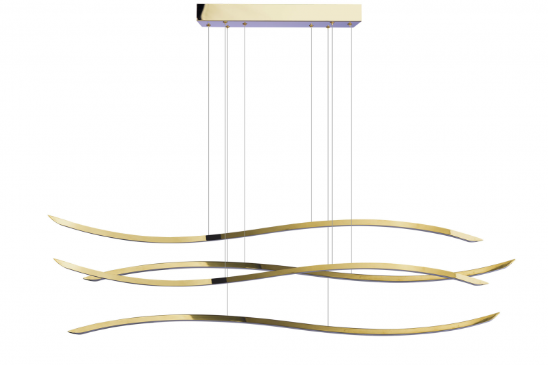 AZZARDO WAVES AZ4058 závesné LED svietidlo - luster