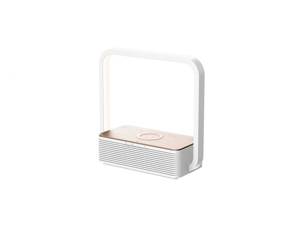 LED2 BRICKTONE stolová dotyková lampa s reproduktorom