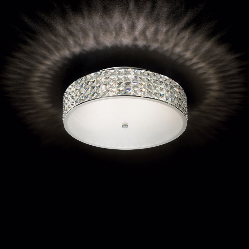 IDEAL LUX 000657 ROMA PL6 stropné svietidlo chrómové