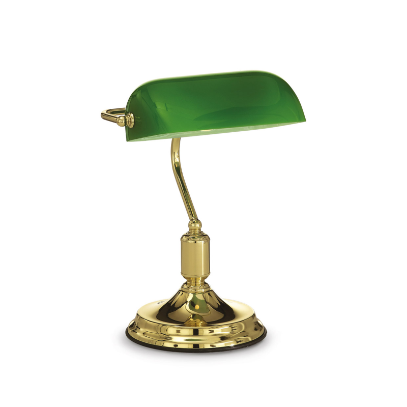 IDEAL LUX 013657 LAWYER TL1 stolová lampa mosadzná