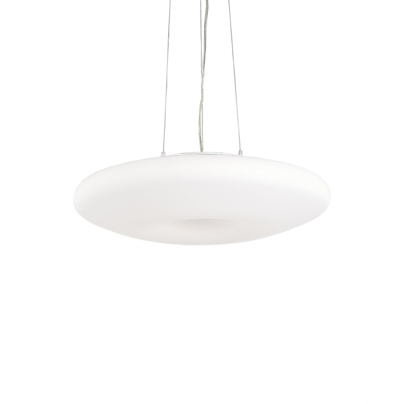 IDEAL LUX 019734 GLORY SP3 D50 závesné svietidlo biele