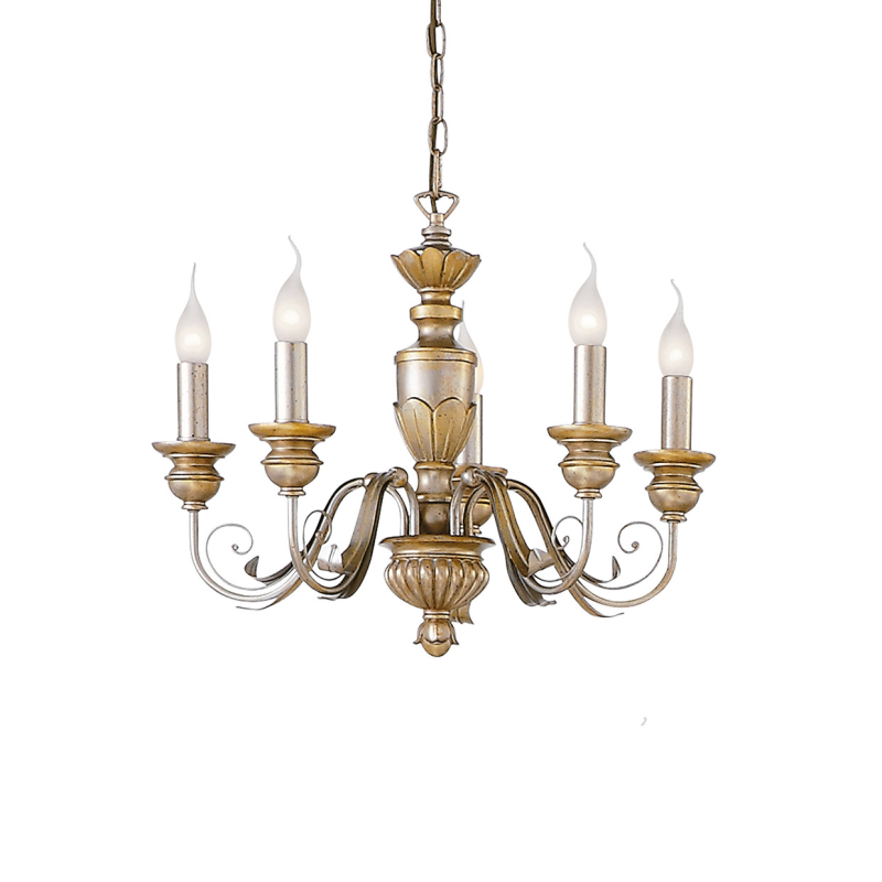IDEAL LUX 020822 FIRENZE SP5 závesné svietidlo zlaté