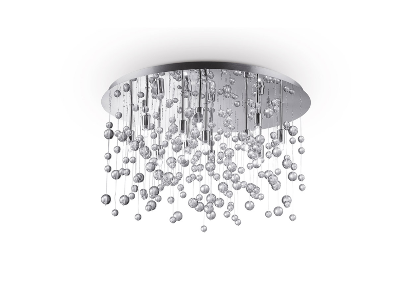 IDEAL LUX 022239 NEVE PL12 stropné svietidlo chrómové