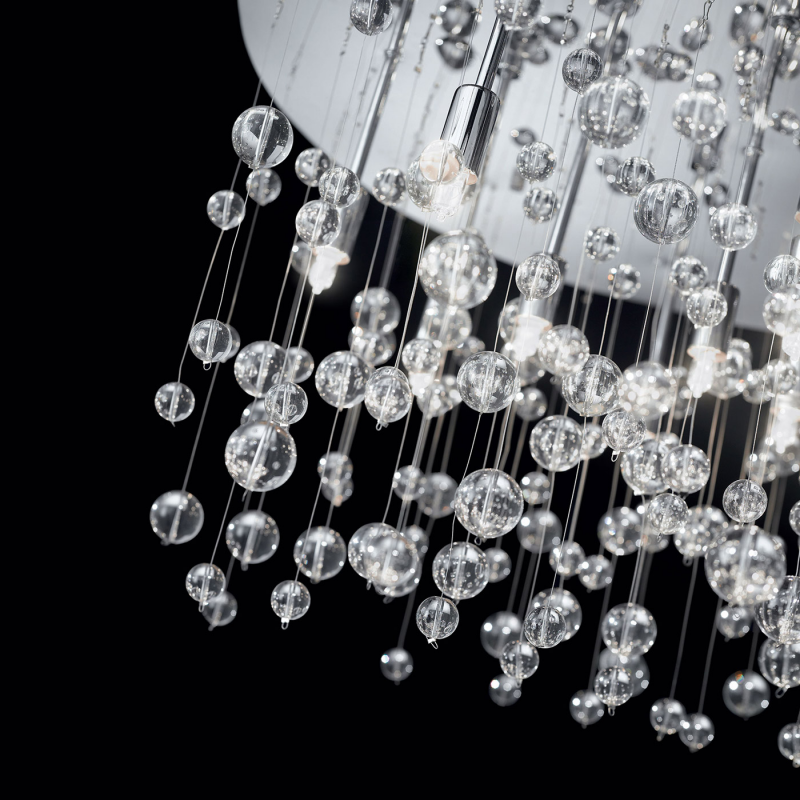 IDEAL LUX 022239 NEVE PL12 stropné svietidlo chrómové