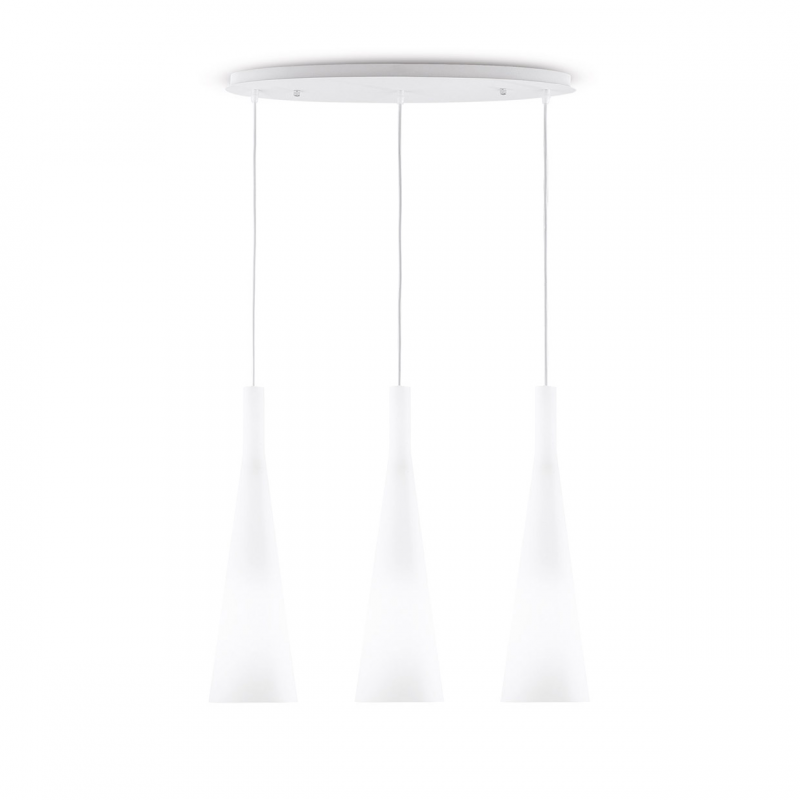 IDEAL LUX 030326 MILK SP3 závesné svietidlo biele