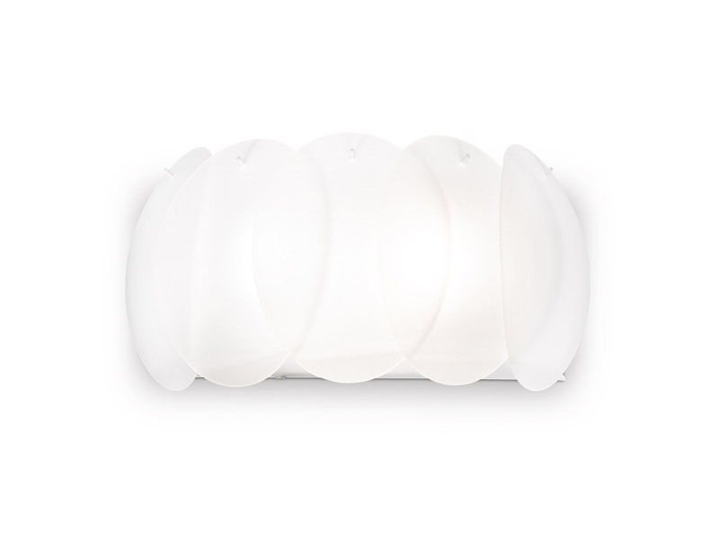 IDEAL LUX 038025 OVALINO AP2 nástenné svietidlo biele