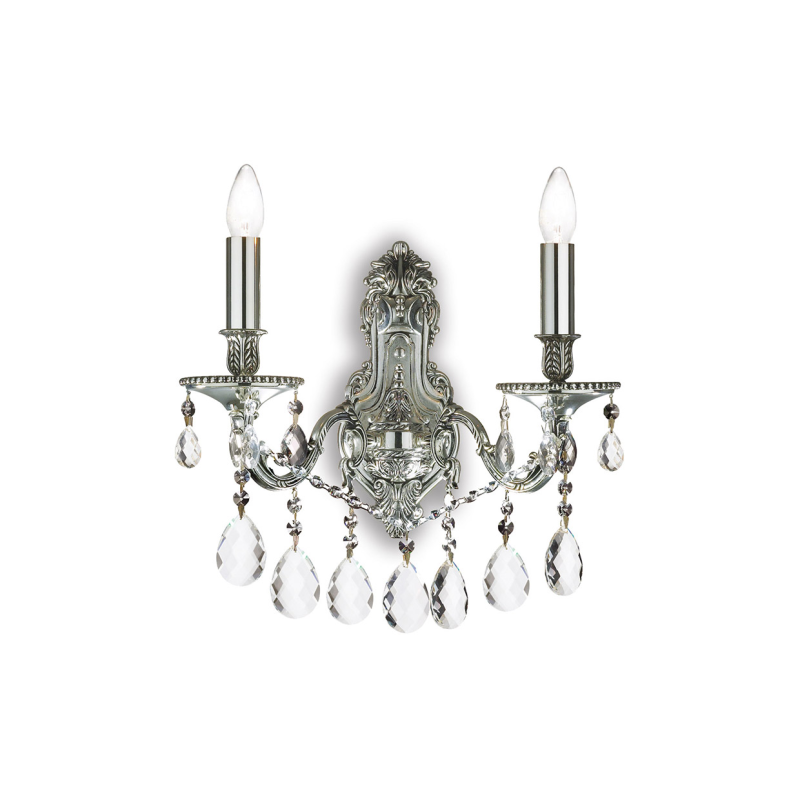 IDEAL LUX 044910 GIOCONDA AP2 nástenné svietidlo priesvitné