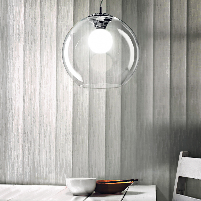 IDEAL LUX 052816 NEMO SP1 D40 závesné svietidlo priesvitné