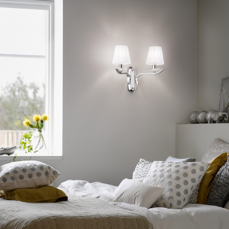 IDEAL LUX 059211 PEGASO AP2 nástenné svietidlo biele