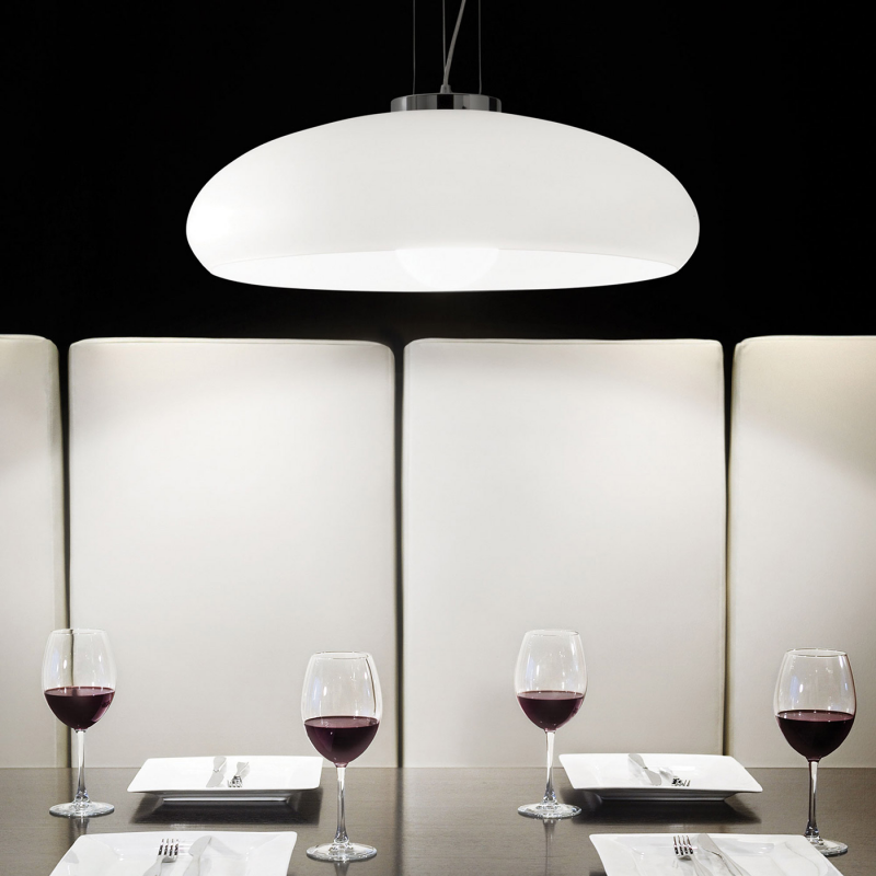 IDEAL LUX 059679 ARIA SP1 závesné svietidlo biele