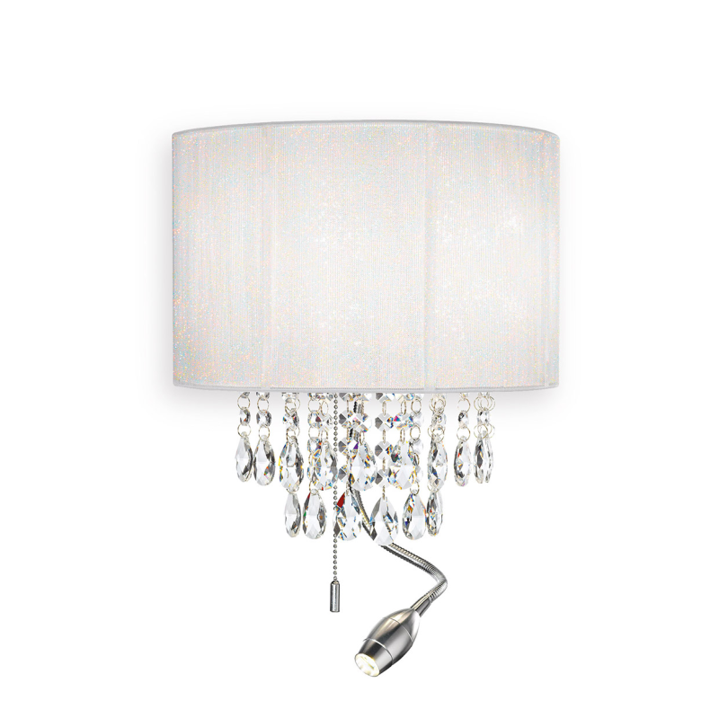 IDEAL LUX 068268 OPERA AP3 3000K nástenné svietidlo biele