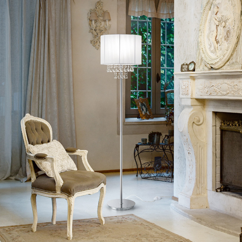 IDEAL LUX 068275 OPERA PT1 stojacia lampa biela