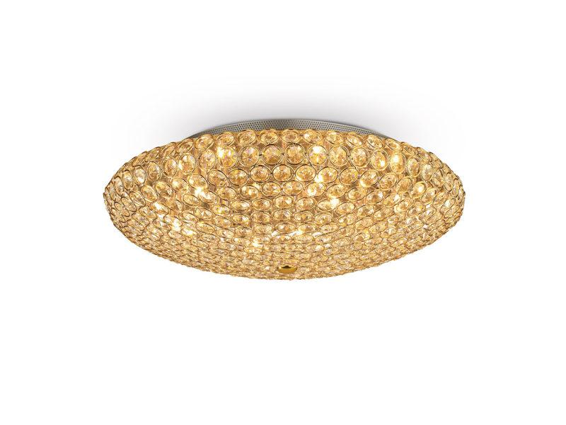 IDEAL LUX 073262 KING PL9 stropné svietidlo zlaté