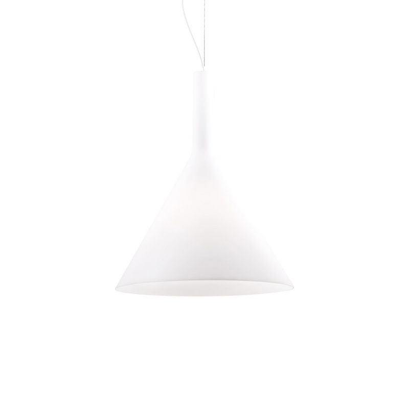 IDEAL LUX 074313 COCKTAIL SP1 BIG závesné svietidlo biele
