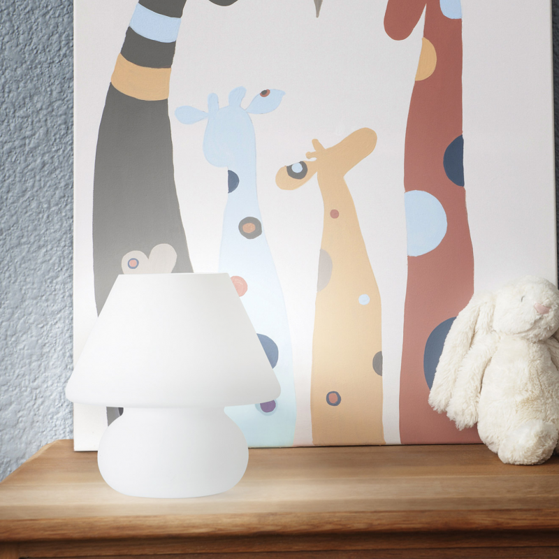 IDEAL LUX 074726 PRATO TL1 SMALL stolová lampa biela