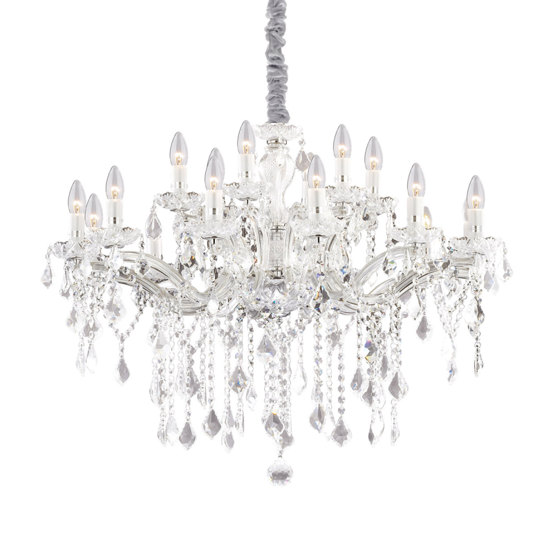 IDEAL LUX 075150 FLORIAN SP18 závesné svietidlo chrómové