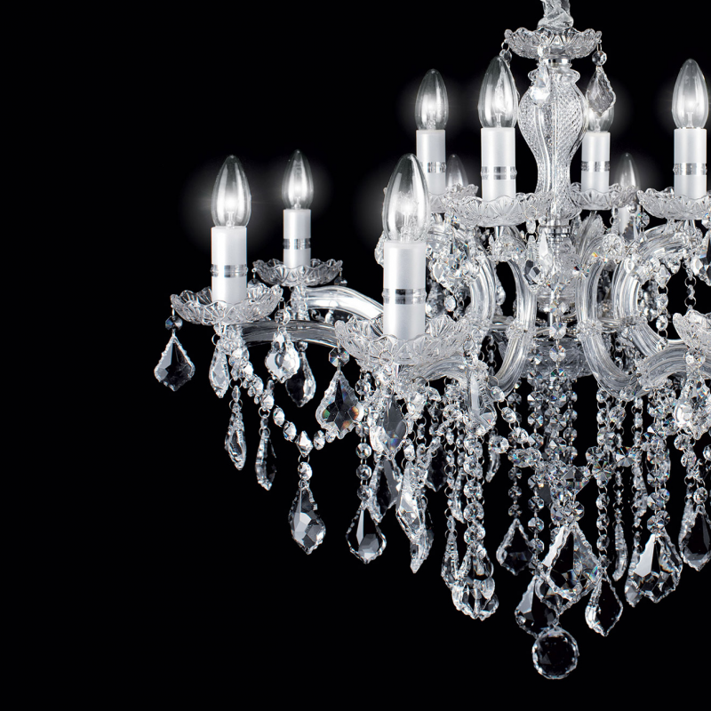 IDEAL LUX 075150 FLORIAN SP18 závesné svietidlo chrómové