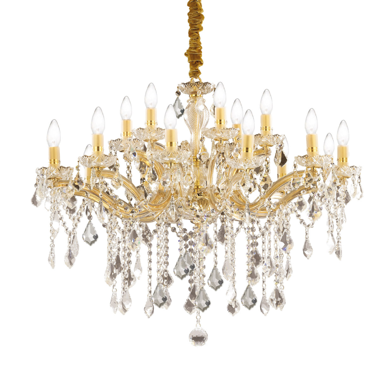 IDEAL LUX 075181 FLORIAN SP18 závesné svietidlo zlaté