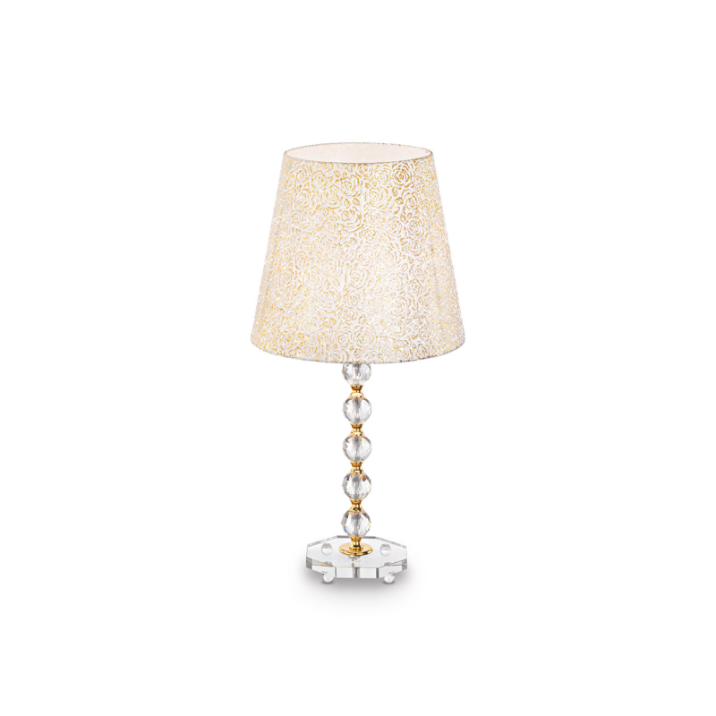 IDEAL LUX 077758 QUEEN TL1 BIG stolová lampa zlatá