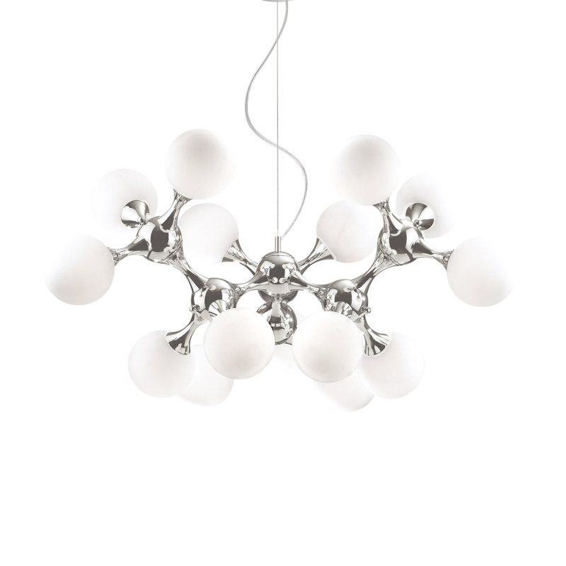 IDEAL LUX 082073 NODI SP15 závesné svietidlo biele
