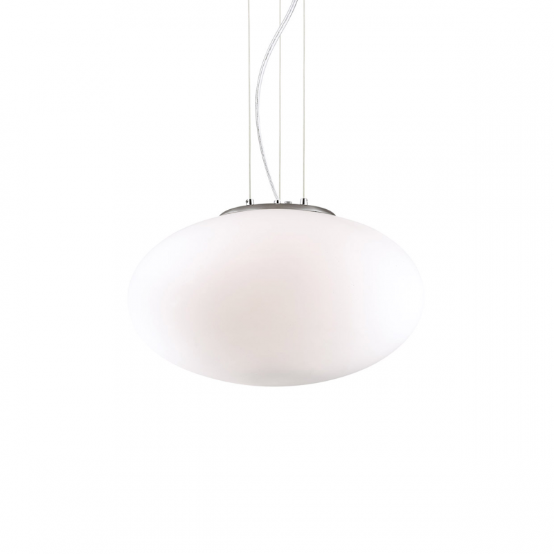 IDEAL LUX 086736 CANDY SP1 D40 závesné svietidlo biele