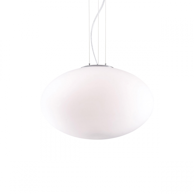 IDEAL LUX 086743 CANDY SP1 D50 závesné svietidlo biele
