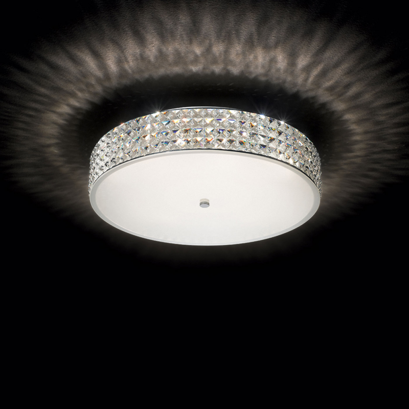 IDEAL LUX 087863 ROMA PL9 stropné svietidlo chrómové