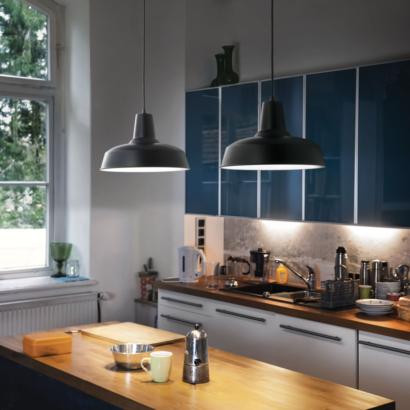 IDEAL LUX 093659 MOBY SP1 závesné svietidlo čierne