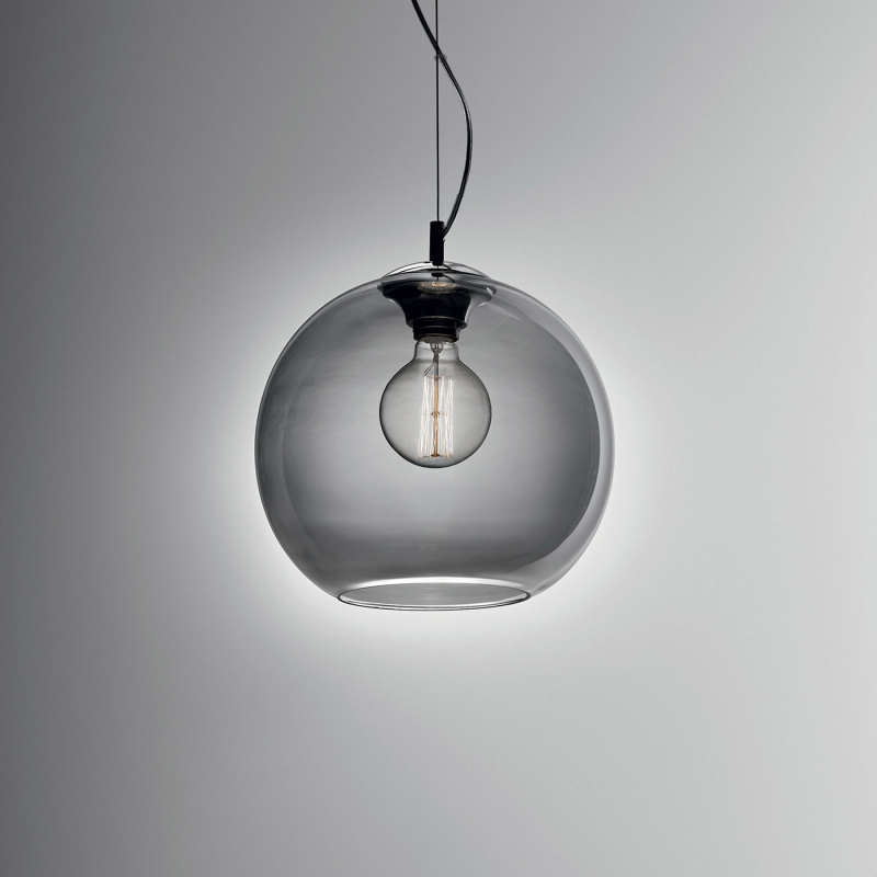 IDEAL LUX 094229 NEMO SP1 D40 závesné svietidlo dymové