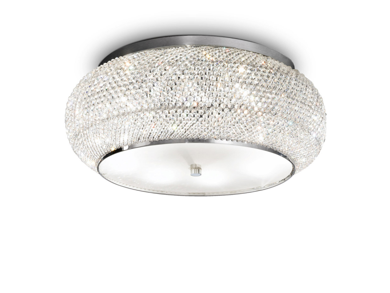 IDEAL LUX 100746 PASHA PL10 stropné svietidlo chrómové