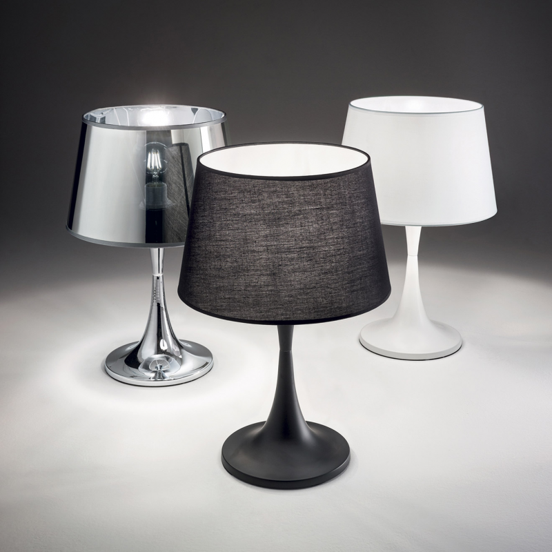 IDEAL LUX 110554 LONDON TL1 SMALL stolová lampa čierna