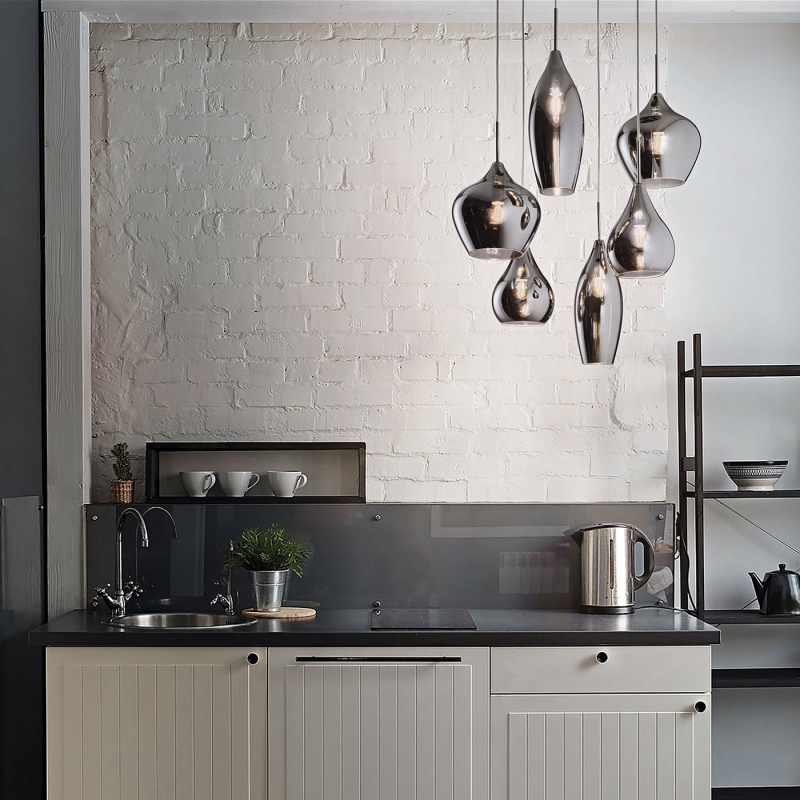 IDEAL LUX 111841 SOFT SP6 závesné svietidlo dymové