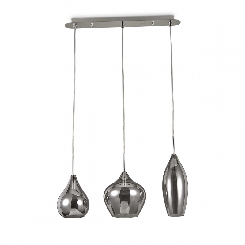 IDEAL LUX 111865 SOFT SP3 závesné svietidlo dymové