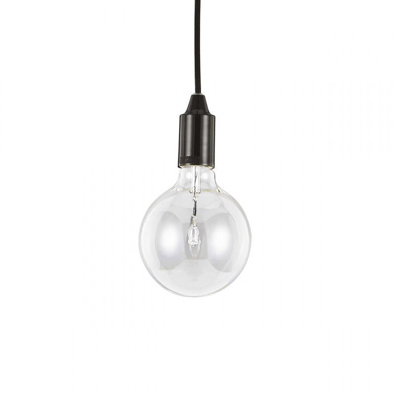 IDEAL LUX 113319 EDISON SP1 závesné svietidlo čierne