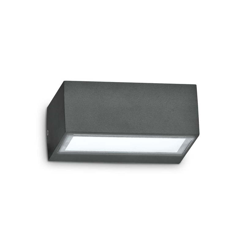 IDEAL LUX 115368 TWIN AP1 vonkajšie svietidlo antracitové