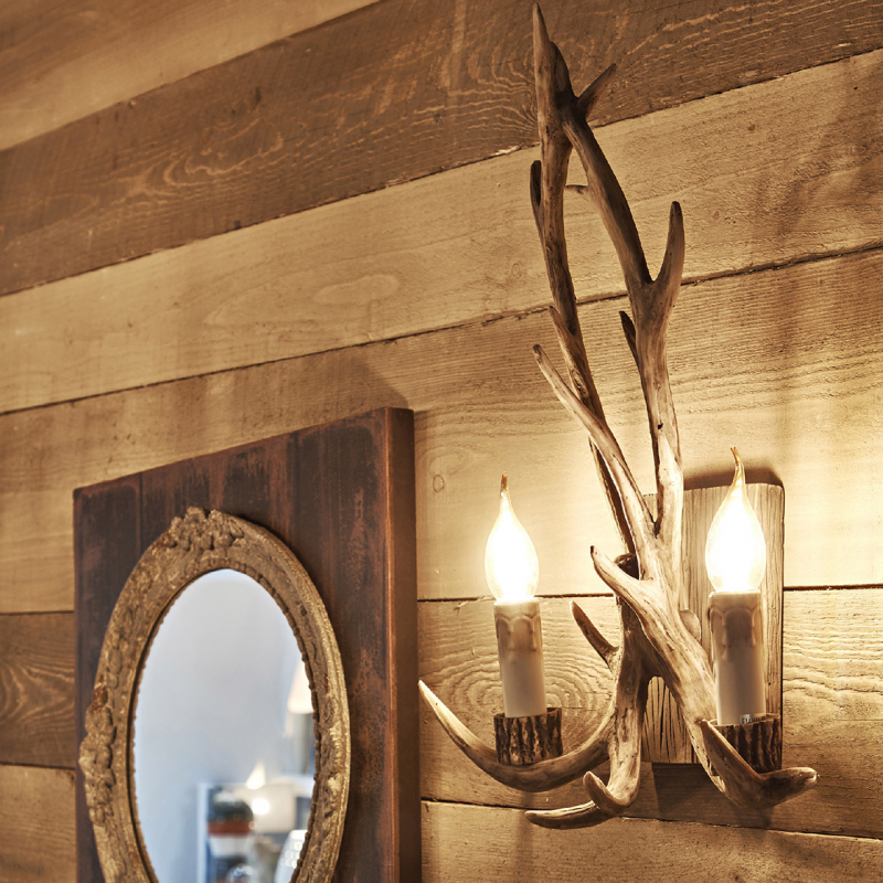 IDEAL LUX 115511 CHALET AP2 nástenné svietidlo béžové