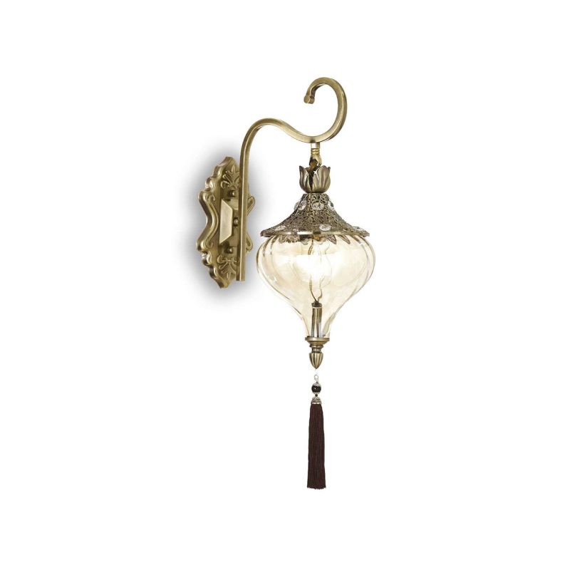 IDEAL LUX 115962 HAREM AP1 nástenné svietidlo bronzové
