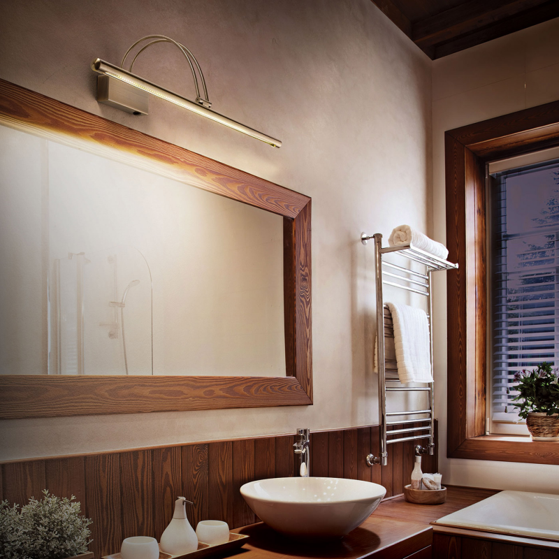 IDEAL LUX 121161 BOW AP D46 3000K nástenné svietidlo bronzové