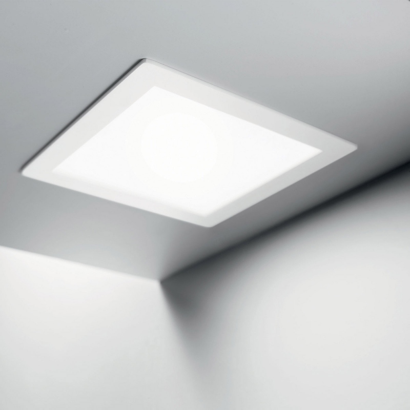 IDEAL LUX 123981 GROOVE FI 10W SQUARE 3000K zápustné svietidlo biele