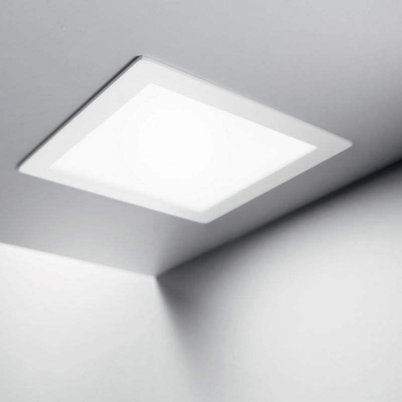 IDEAL LUX 124025 GROOVE FI 30W SQUARE 3000K zápustné svietidlo biele
