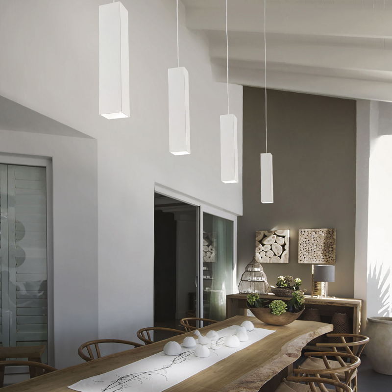IDEAL LUX 126906 SKY SP1 závesné bodové svietidlo biele