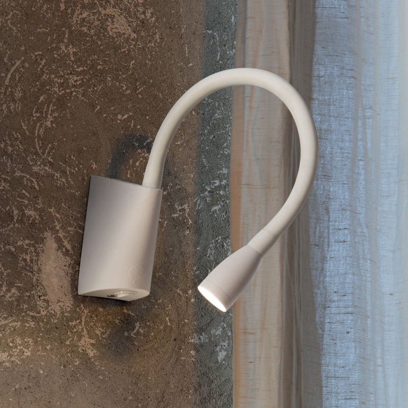 IDEAL LUX 142708 GOOSE AP 3000K nástenné svietidlo biele