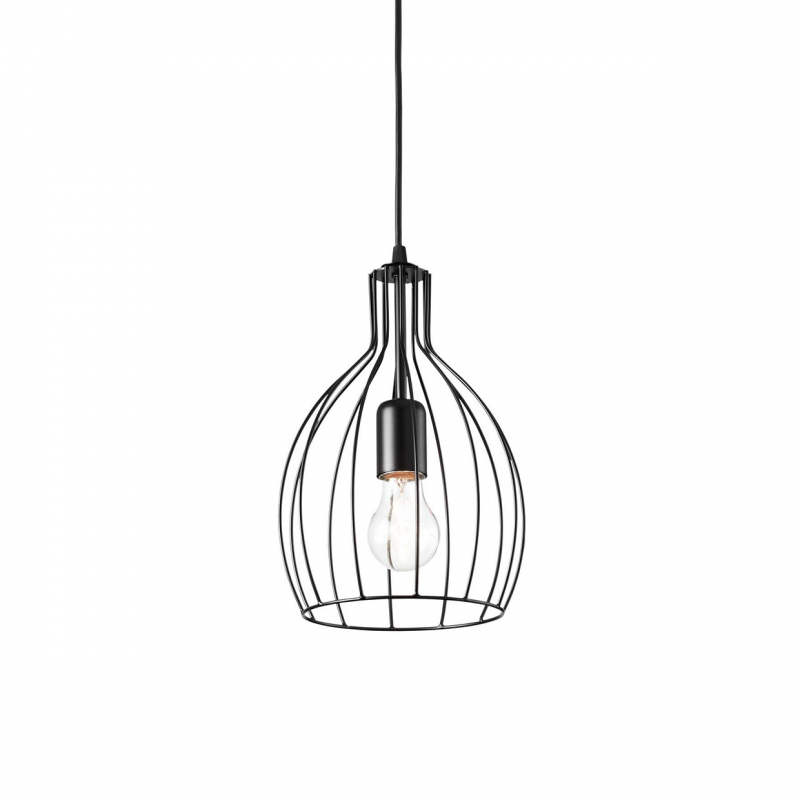 IDEAL LUX 148151 AMPOLLA-2 SP1 závesné svietidlo čierne