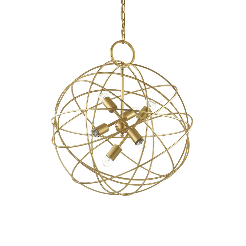 IDEAL LUX 156026 KONSE SP6 závesné svietidlo zlaté