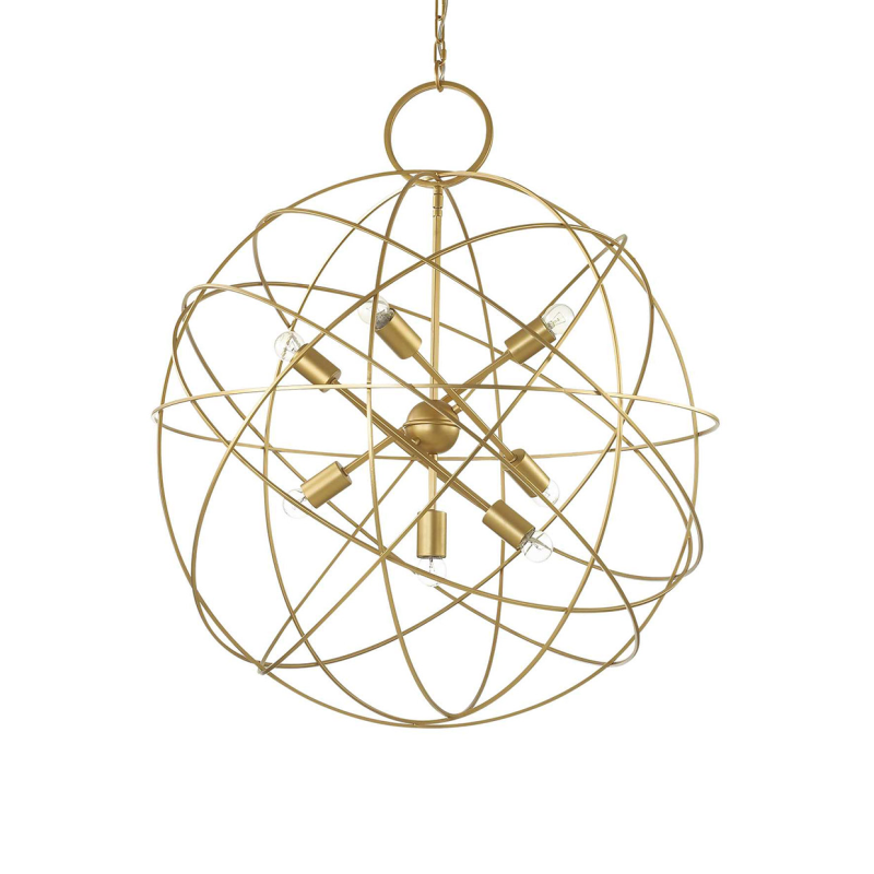 IDEAL LUX 156033 KONSE SP7 závesné svietidlo zlaté