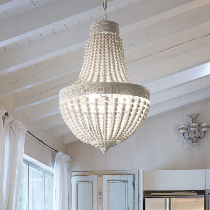 IDEAL LUX 162751 MONET SP6 závesné svietidlo biele