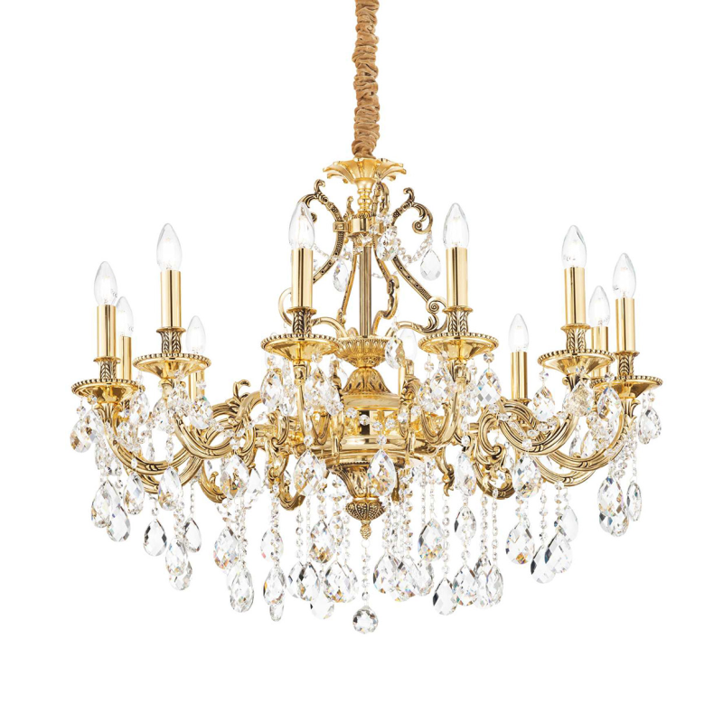 IDEAL LUX 164960 GIOCONDA SP12 závesné svietidlo priesvitné