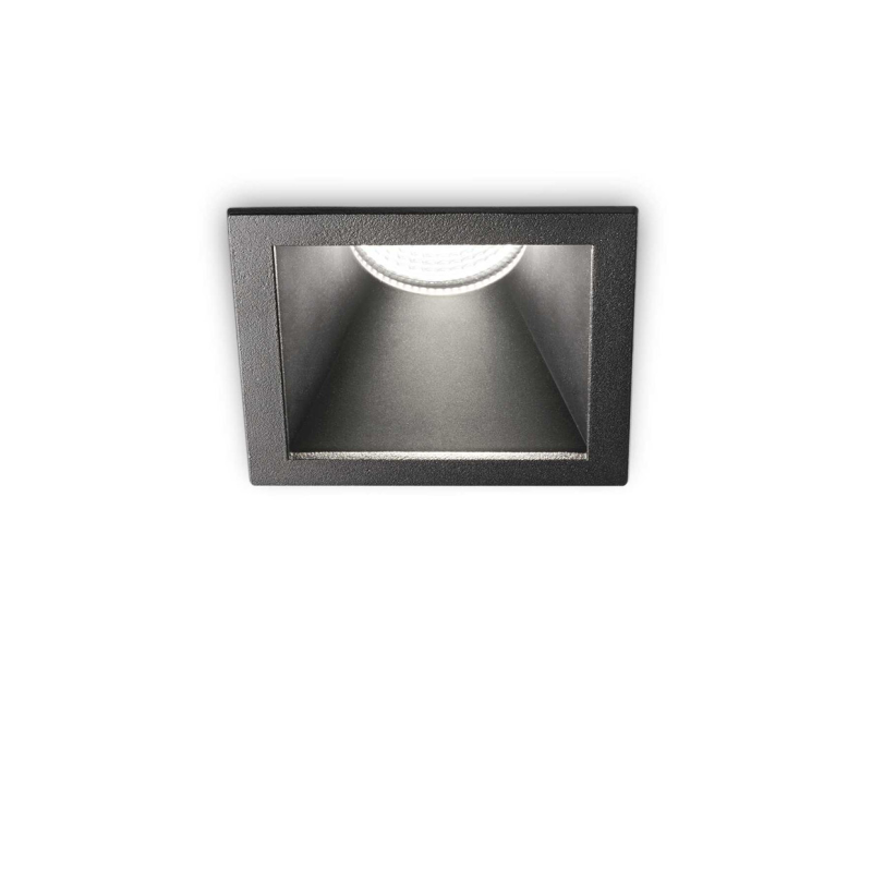 IDEAL LUX 192383 GAME SQUARE 11W 3000K zápustné svietidlo čierne