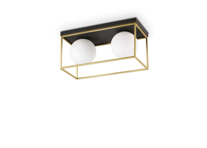 IDEAL LUX 198149 LINGOTTO PL2 stropné svietidlo mosadzné