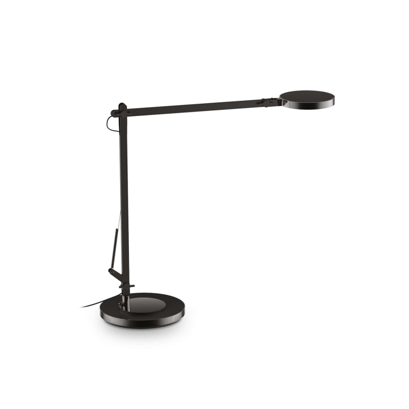 IDEAL LUX 204888 FUTURA TL stolová 4000K dotyková lampa na čítanie čierna